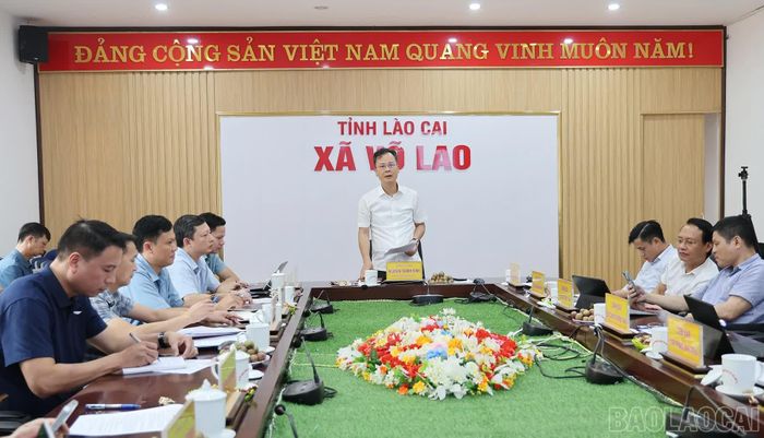 Phó Chủ tịch UBND tỉnh Nguyễn Thành Sinh kết luận buổi làm việc.