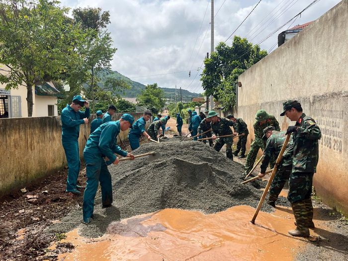 Lực lượng dân quân tự vệ góp phần đưa công tác dân vận từng bước đi vào chiều sâu