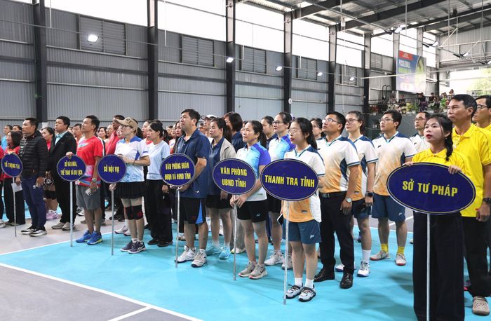 Các đội tham gia tại hội thao Khối thi đua số 2