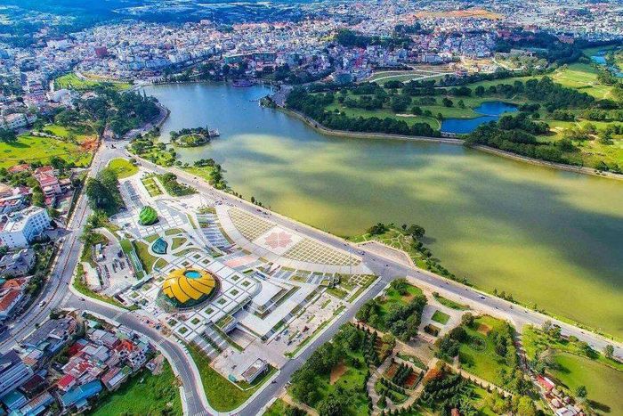 Một góc trung tâm đô thị Đà Lạt