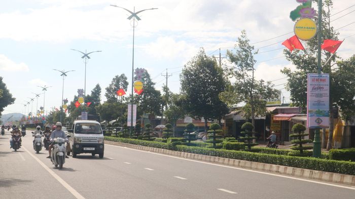 "Tuyến đường cờ Tổ quốc" ở phường Phú Thủy