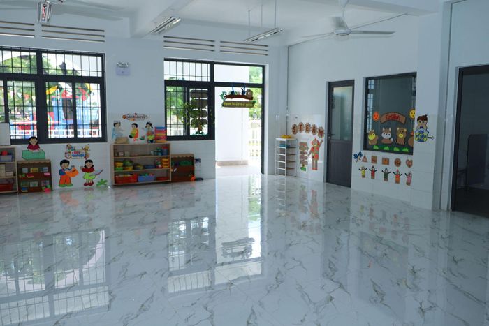 Phòng học tại Trường Mầm non Thanh Hải