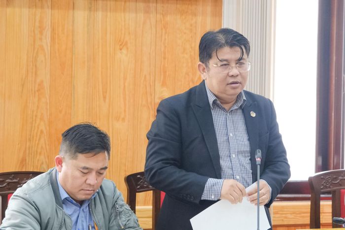 Phó Giám đốc Sở Xây dựng Hồ Ngọc Phong Hải nêu ý kiến
