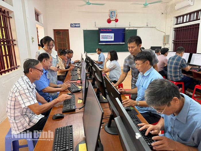 Quang cảnh lớp học.