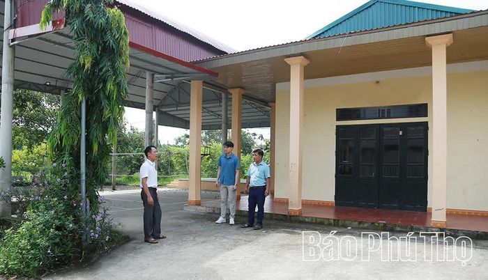 Nhà văn hóa thôn 10 là điểm sinh hoạt cộng đồng của người dân địa phương.