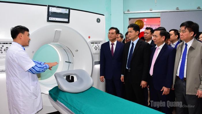 Tháng 1-2026, Bệnh viện Đa khoa tỉnh Tuyên Quang chính thức đưa vào vận hành hệ thống máy chup cắt lớp vi tính 256 dãy.
