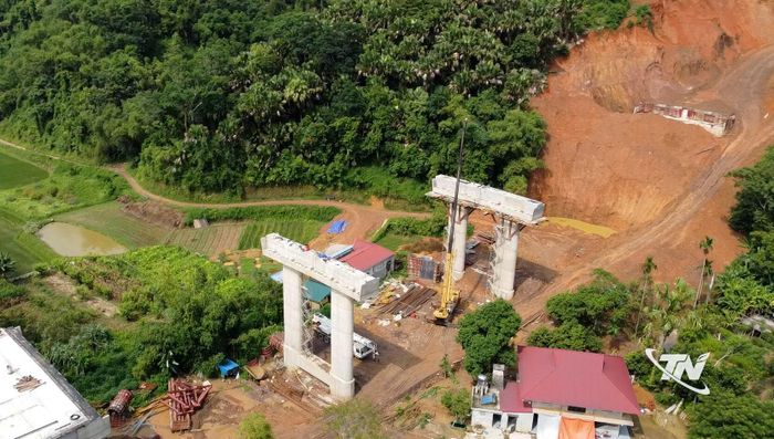 Dự án cao tốc Chợ Mới - Bắc Kạn đang được các nhà thầu tập trung thi công