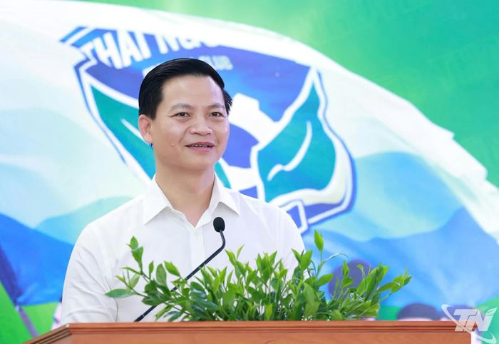 Đồng chí Vương Quốc Tuấn phát biểu tại chương trình.