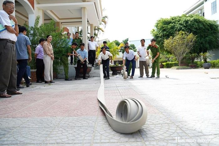 Hướng dẫn nghiệp vụ PCCC&CNCH cho đội ngũ cán bộ, công chức, viên chức phường Phú Bài