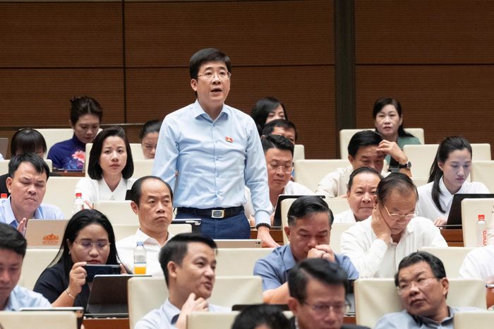 Đại biểu Nguyễn Thành Trung (đoàn Lào Cai). Ảnh: Media Quốc hội.
