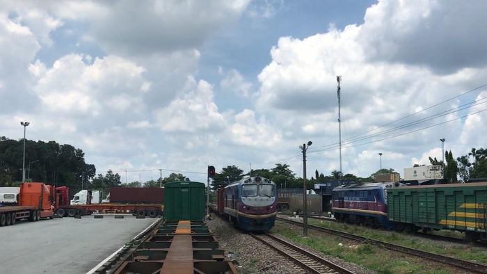 Theo dự thảo Quy hoạch, ga Trảng Bom được định hướng là ga đầu mối hàng hoá (Ảnh minh hoạ: Ga Trảng Bom hiện có).