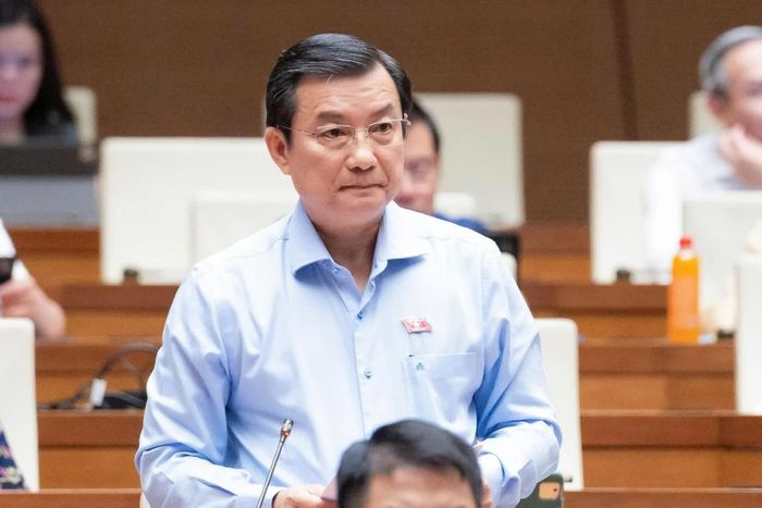 Đại biểu Phạm Trọng Nhân phát biểu. Ảnh: Quochoi.vn