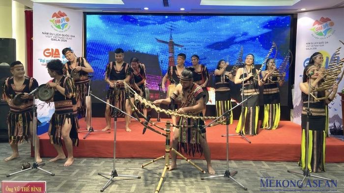 Festival là dịp quảng bá các giá trị văn hóa đặc sắc của tỉnh, đặc biệt là Không gian văn hóa cồng chiêng Tây Nguyên.Ảnh: Mekong ASEAN