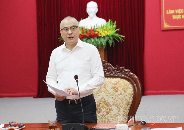 Bí thư Tỉnh ủy Phạm Đại Dương phát biểu chỉ đạo tại buổi kiểm tra.