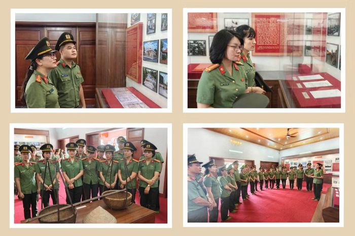 Dâng hương tưởng niệm Anh hùng Liệt sĩ Công an nhân dân Bùi Thị Cúc.