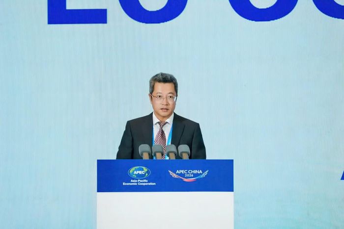 Phó Cục trưởng Cục Hải quan Âu Anh Tuấn phát biểu tại phiên khai mạc.