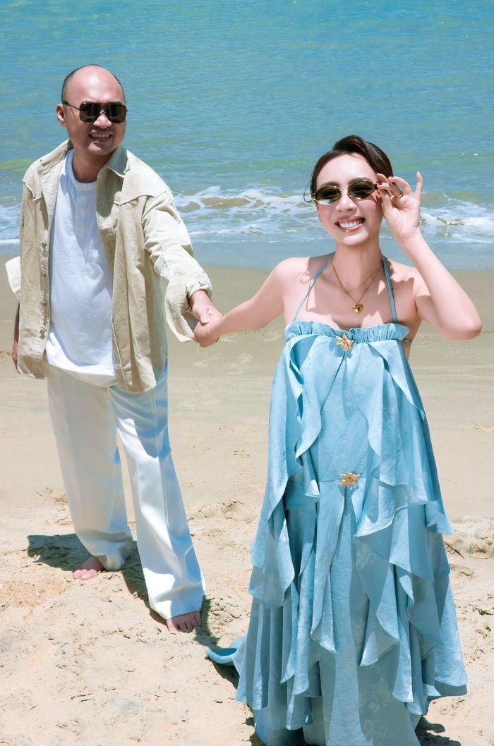 Thu Trang và Tiến Luật là cặp vợ chồng đình đám Vbiz được nhiều người ngưỡng mộ (Ảnh: FBNV)