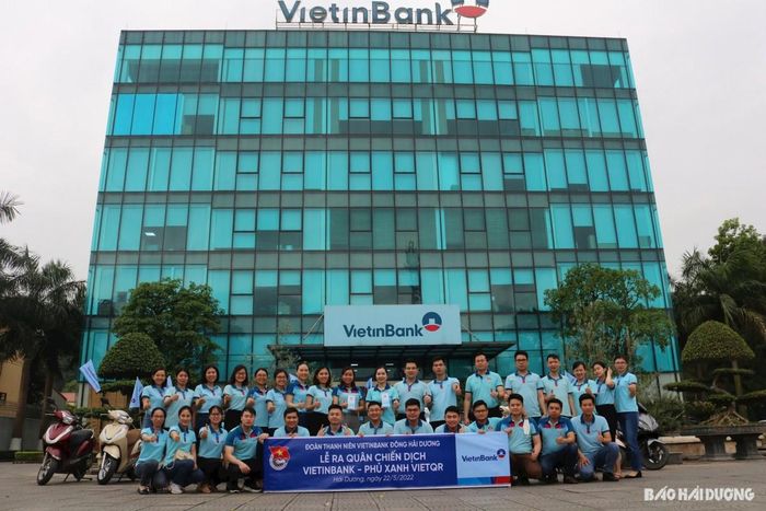 Trụ sở VietinBank Đông Hải Dương tại số 297 Trần Hưng Đạo, phường An Lưu (Kinh Môn). Ảnh: Báo HD