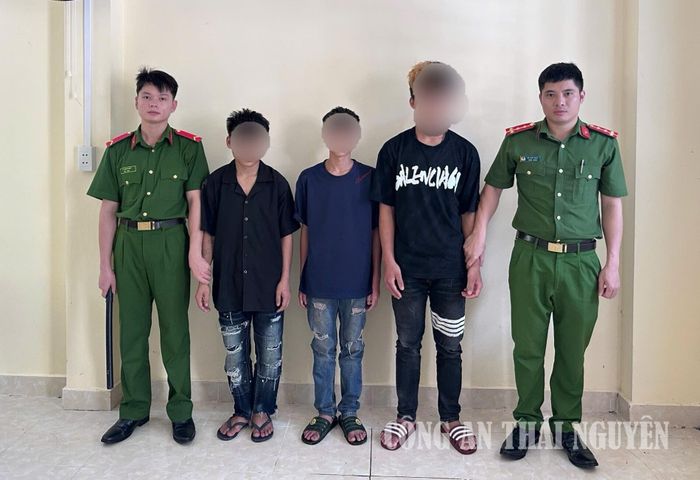 Các đối tượng bị khởi tố. (Ảnh: Công an Thái Nguyên).