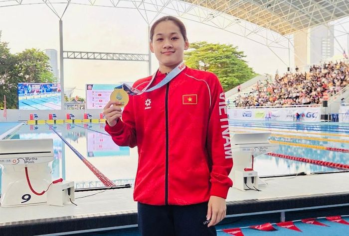 Kình ngư Nguyễn Thúy Hiền giành suất dự Olympic trẻ 2026. Ảnh: Hà Ngân
