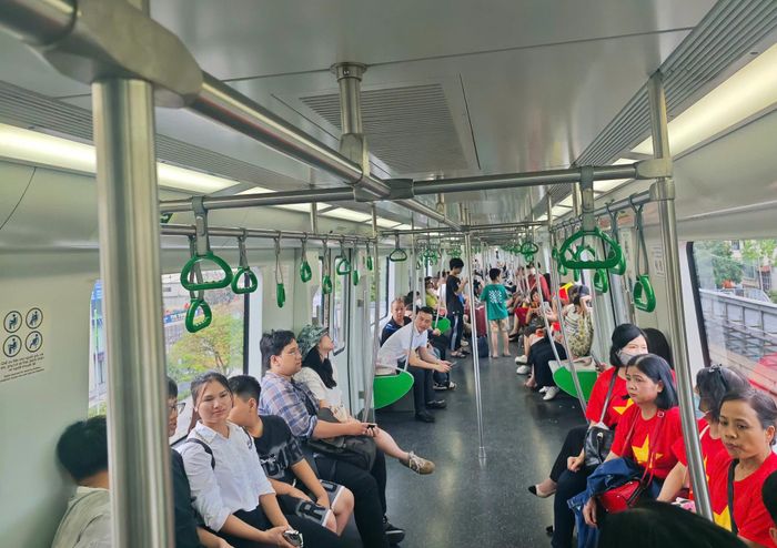 Hà Nội miễn phí xe buýt, metro phục vụ nhân dân dịp Quốc khánh 2-9. Ảnh: Hanoi Metro.