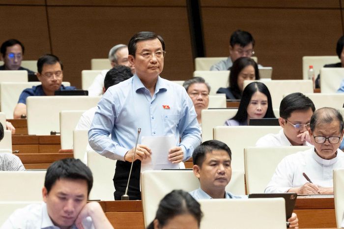 Đại biểu Phạm Trọng Nhân (Đoàn thành phố Hồ Chí Minh). Ảnh: media.quochoi.vn