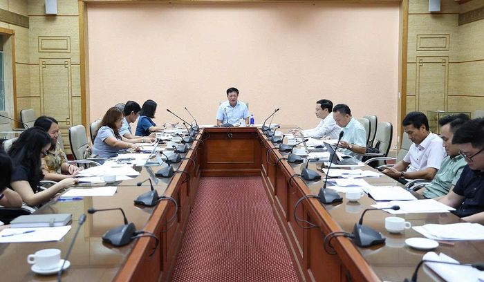 Quang cảnh cuộc họp. Ảnh: Trần Minh