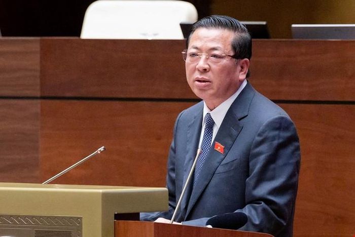 Bộ trưởng Bộ Xây dựng Trần Hồng Minh. Ảnh: Media Quốc hội