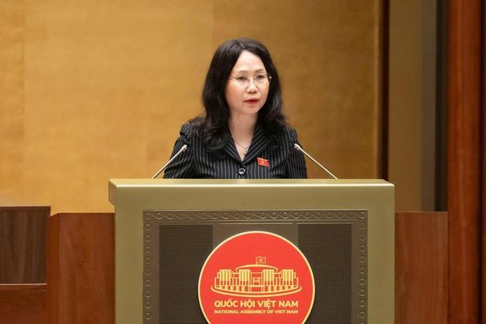 Bộ trưởng Bộ VHTT&DL Lâm Thị Phương Thanh. Ảnh: Media Quốc hội