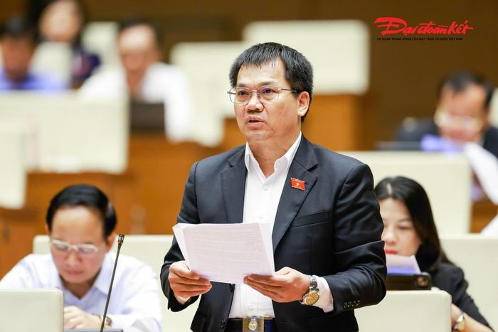 Đại biểu Dương Khắc Mai, đoàn Lâm Đồng phát biểu