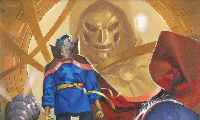 Phần minh họa trong Challenges of Doom: Doctor Strange. Ảnh: Marvel.