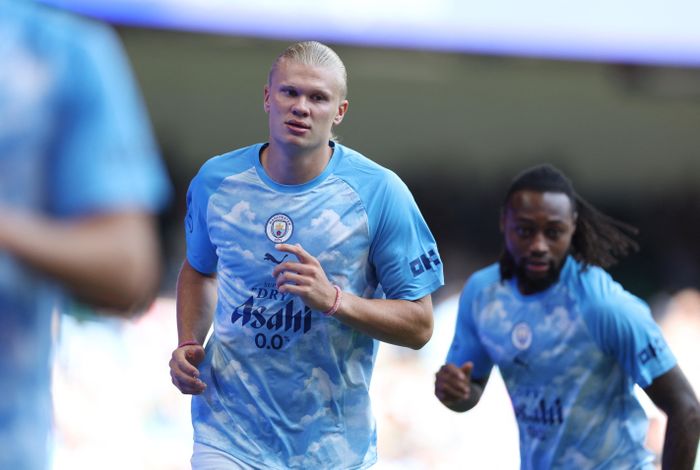  Erling Haaland tiếp tục là niềm hy vọng lớn nhất trên hàng công Man City ở trận mở màn mùa giải mới. 