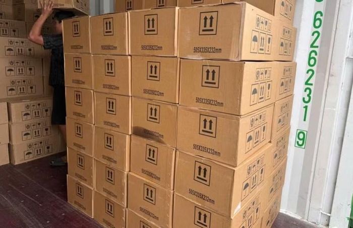 Lô hàng được gửi vào kho ngoại quan tại TP.HCM
