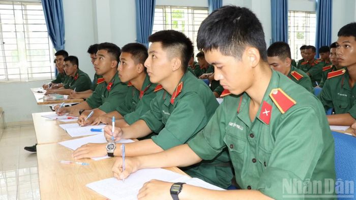 Đây là ngôi trường đào tạo sĩ quan lục quân chỉ huy tham mưu cấp phân đội hàng đầu của quân đội ta. (Ảnh: THIÊN VƯƠNG)