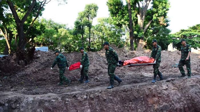 Lực lượng làm nhiệm vụ tại khu B, Công viên Lê Thị Riêng. (Ảnh: Bộ Tư lệnh Thành phố Hồ Chí Minh)