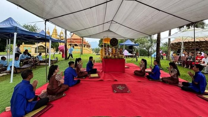 Lễ hội Thắk Côn gắn với tín ngưỡng cầu an. (Ảnh: Ban tổ chức)
