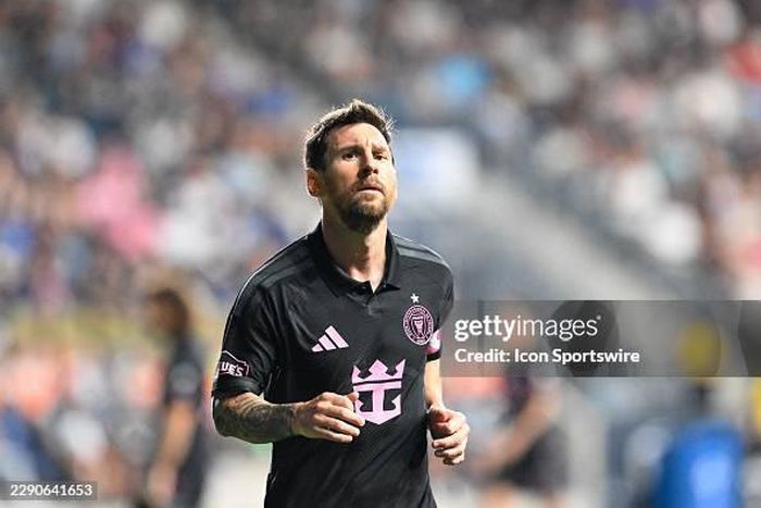  Messi bị phạt tiền sau khi tát đối thủ tại MLS. Ảnh: Getty 