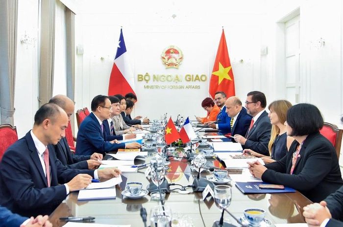  Quang cảnh hội đàm. Ảnh: QUANG HÒA