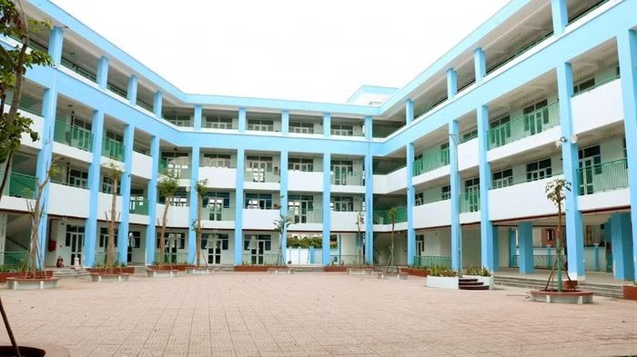 Trường Tiểu học Trần Đại Nghĩa (phường Bình Hưng Hòa, TPHCM) cơ bản hoàn thành, chuẩn bị tuyển sinh năm học mới. Ảnh: H.M