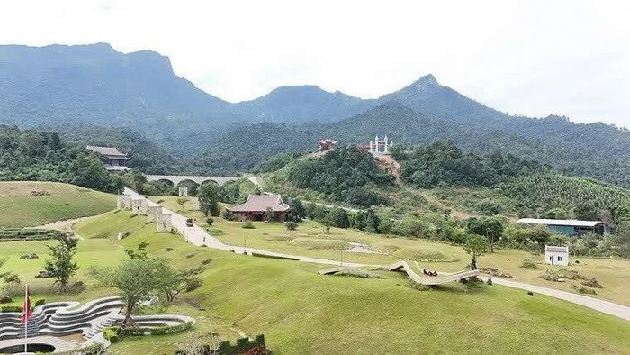 Khu du lịch tâm linh sinh thái Tây Yên Tử. (Ảnh TGCC)