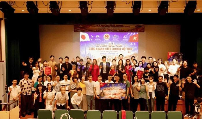 Toàn cảnh Chung kết Cuộc thi “Tôi yêu Tiếng nước tôi” tại thành phố Higashi Osaka, Nhật Bản. (Nguồn: BTC)