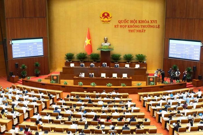 Quốc hội biểu quyết thông qua Luật Phòng, chống phổ biến vũ khí hủy diệt hàng loạt (ảnh QH).