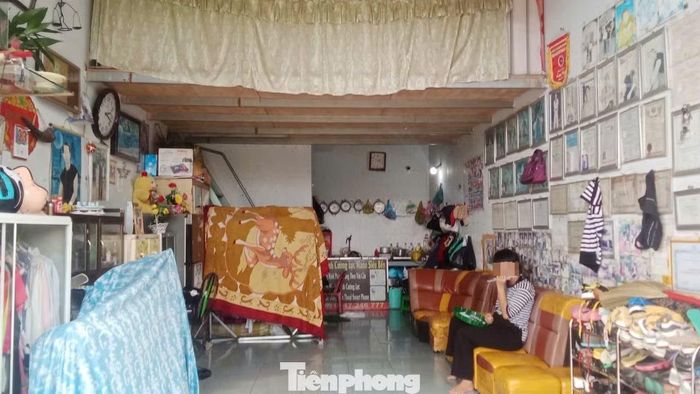 Căn phòng trọ ông Quỳ và cháu T.K.N. thuê ở.
