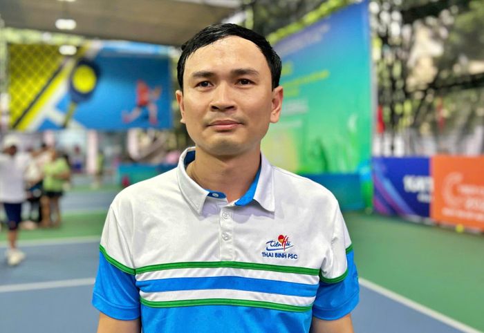 Cổ động viên Đỗ Ngọc Thạch đến từ Thái Bình PSC.