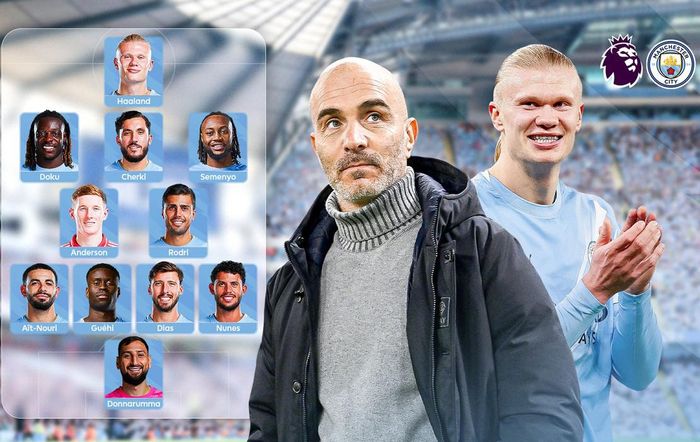 Enzo Maresca đang phải tái thiết Man City sau khi kế nhiệm Pep Guardiola - Ảnh: P.L