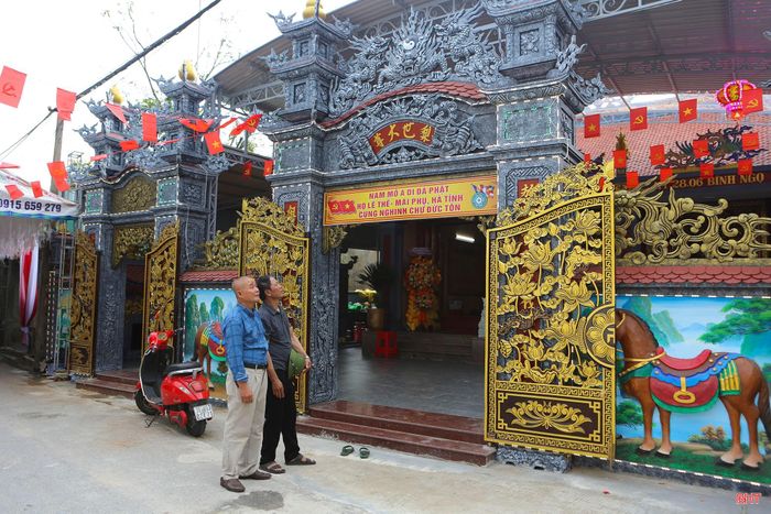 Nhà thờ họ Lê Đại tôn (thôn Thạch Bắc, xã Mai Phụ) vừa được xây dựng.