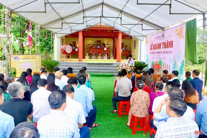 Toàn cảnh buổi lễ khánh thành.