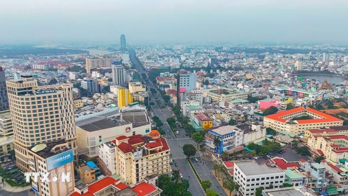 Một góc thành phố Cần Thơ. (Ảnh: Thanh Liêm/TTXVN)