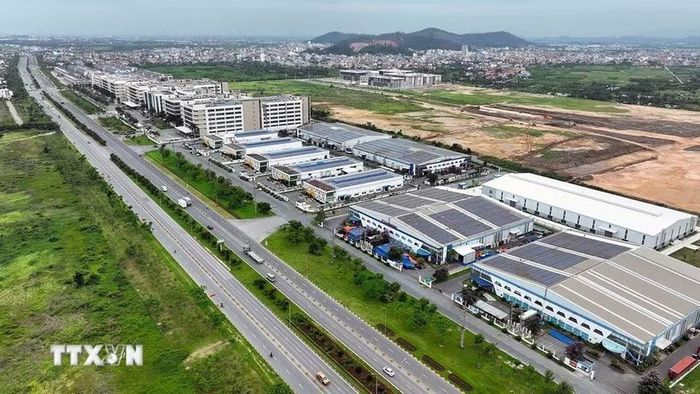 Một góc Khu công nghiệp VSIP Hải Phòng. (Ảnh: Vũ Sinh/TTXVN)