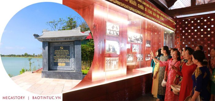 Du khách tham quan tại Khu lưu niệm Tổng Bí thư Lê Duẩn ở thôn Hậu Kiên, xã Triệu Phong, tỉnh Quảng Trị.